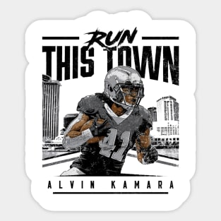 Alvin Kamara New Orleans Run This Town Sticker